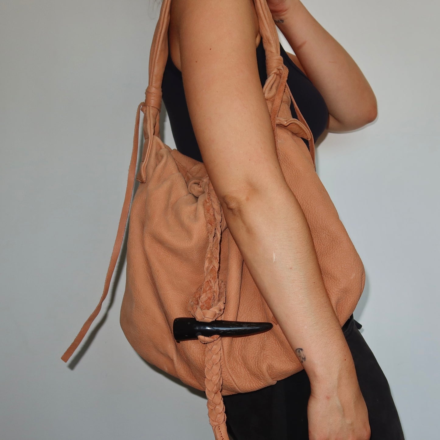 Vintage Japanese Leather Bag