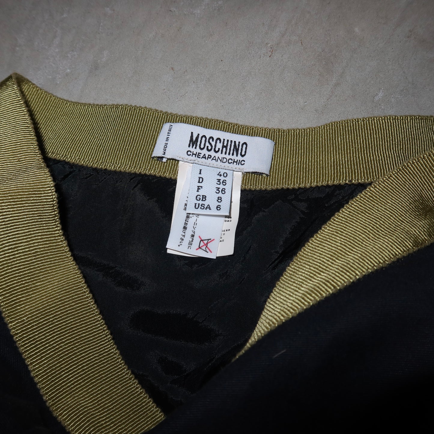 Moschino Embroidered Flower Skirt