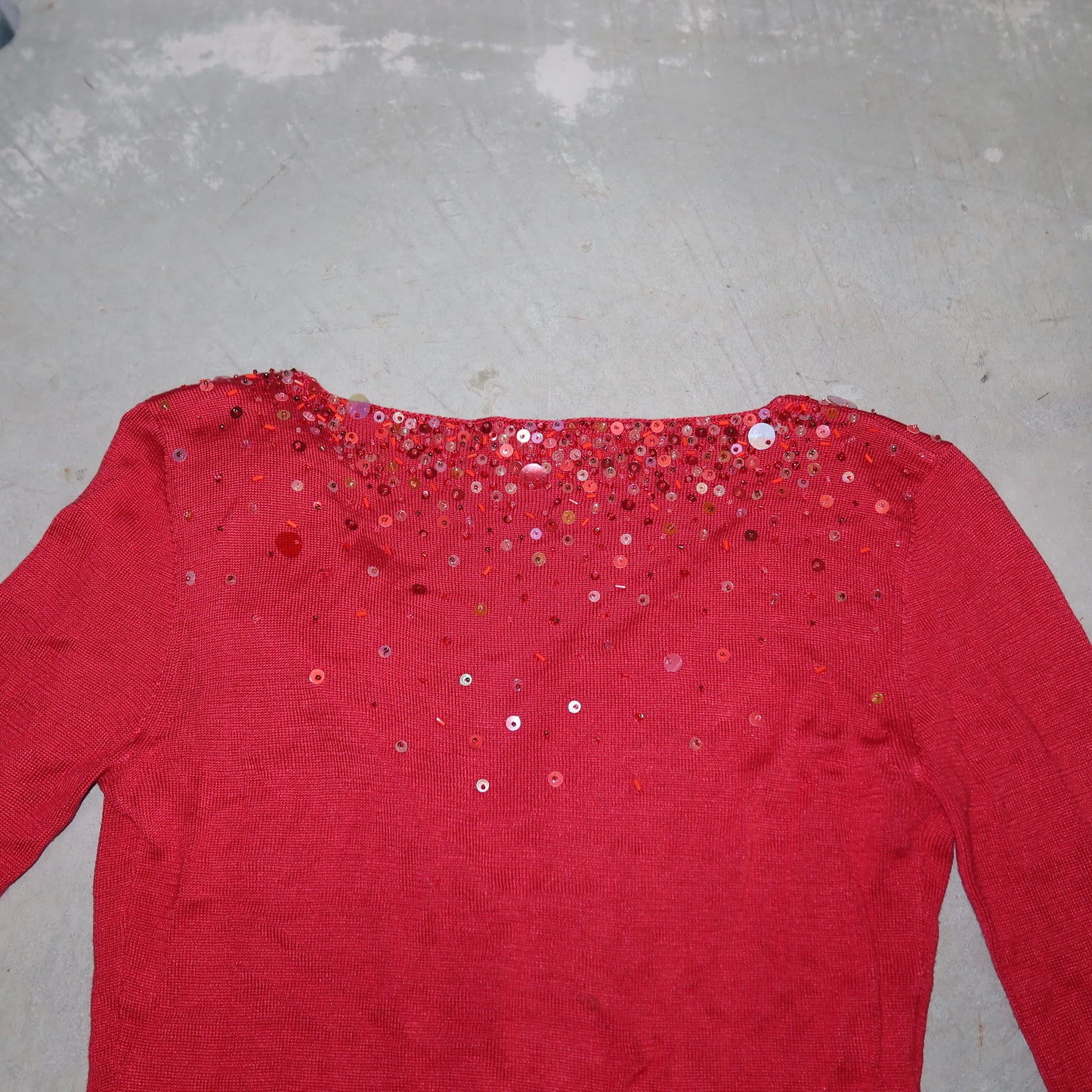 Moschino Silk Sequin Cardigan