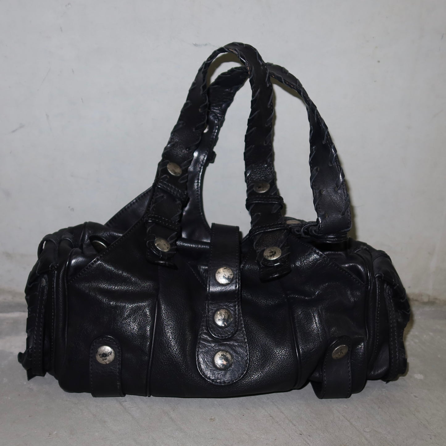 Chloé Black Leather Silverado