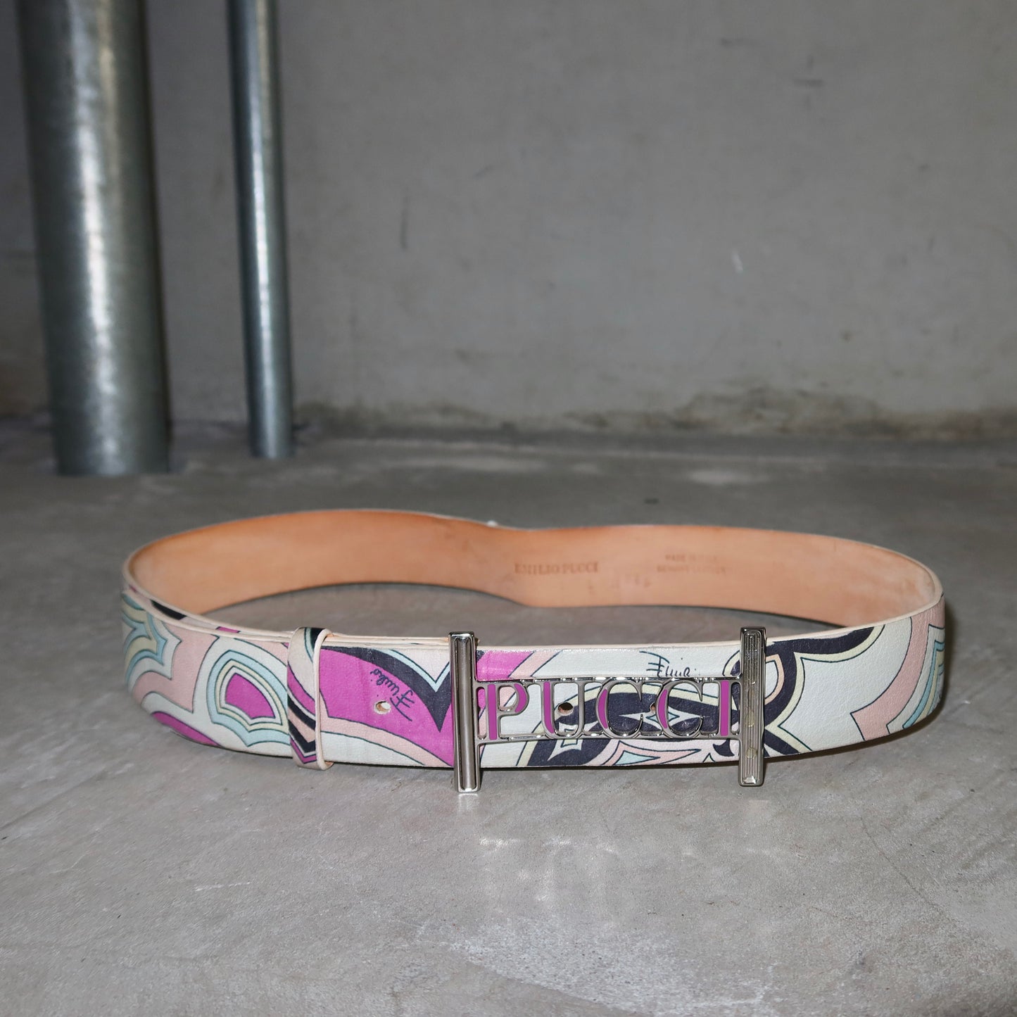 Emilio Pucci Leather Belt