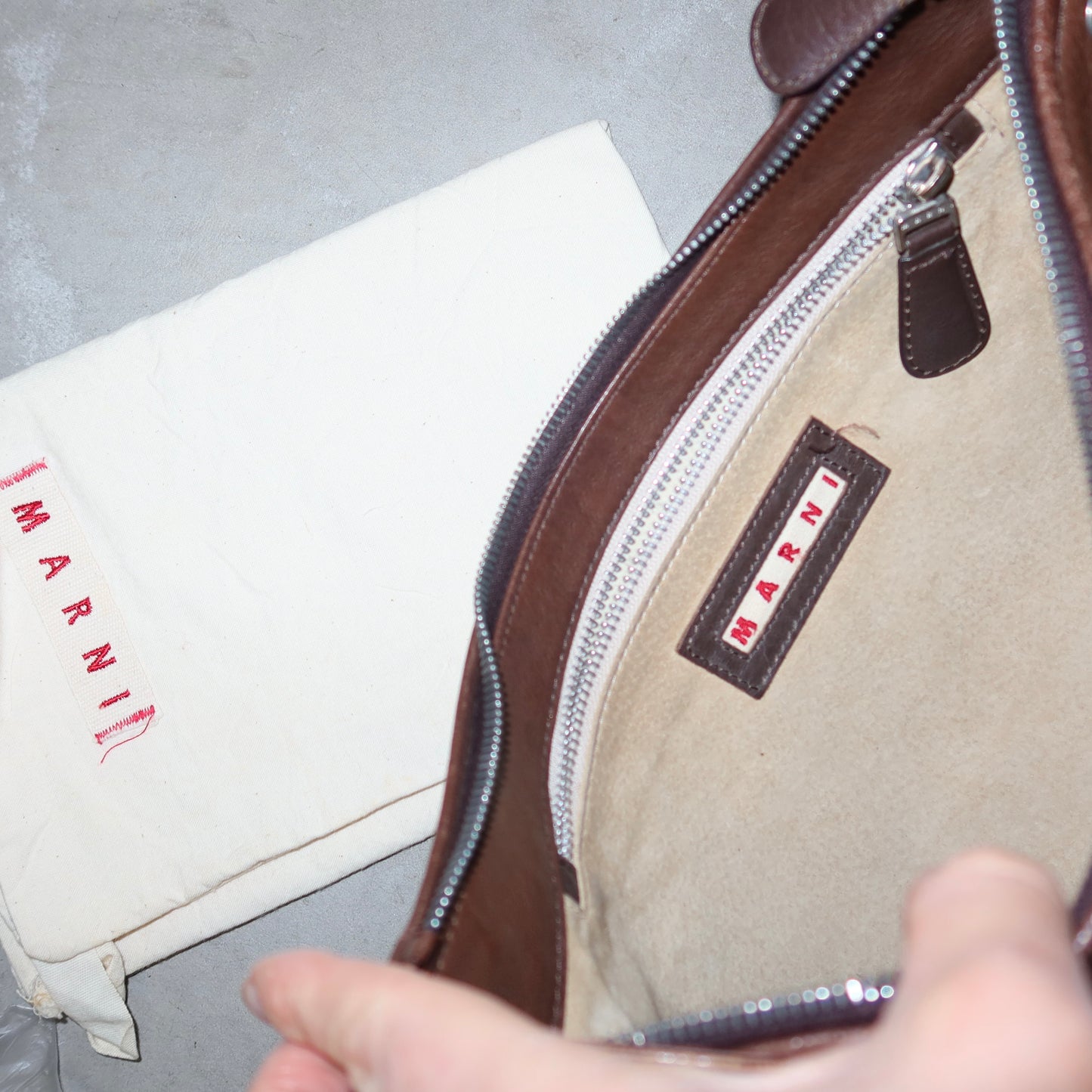 Marni Studded Crossbody Bag