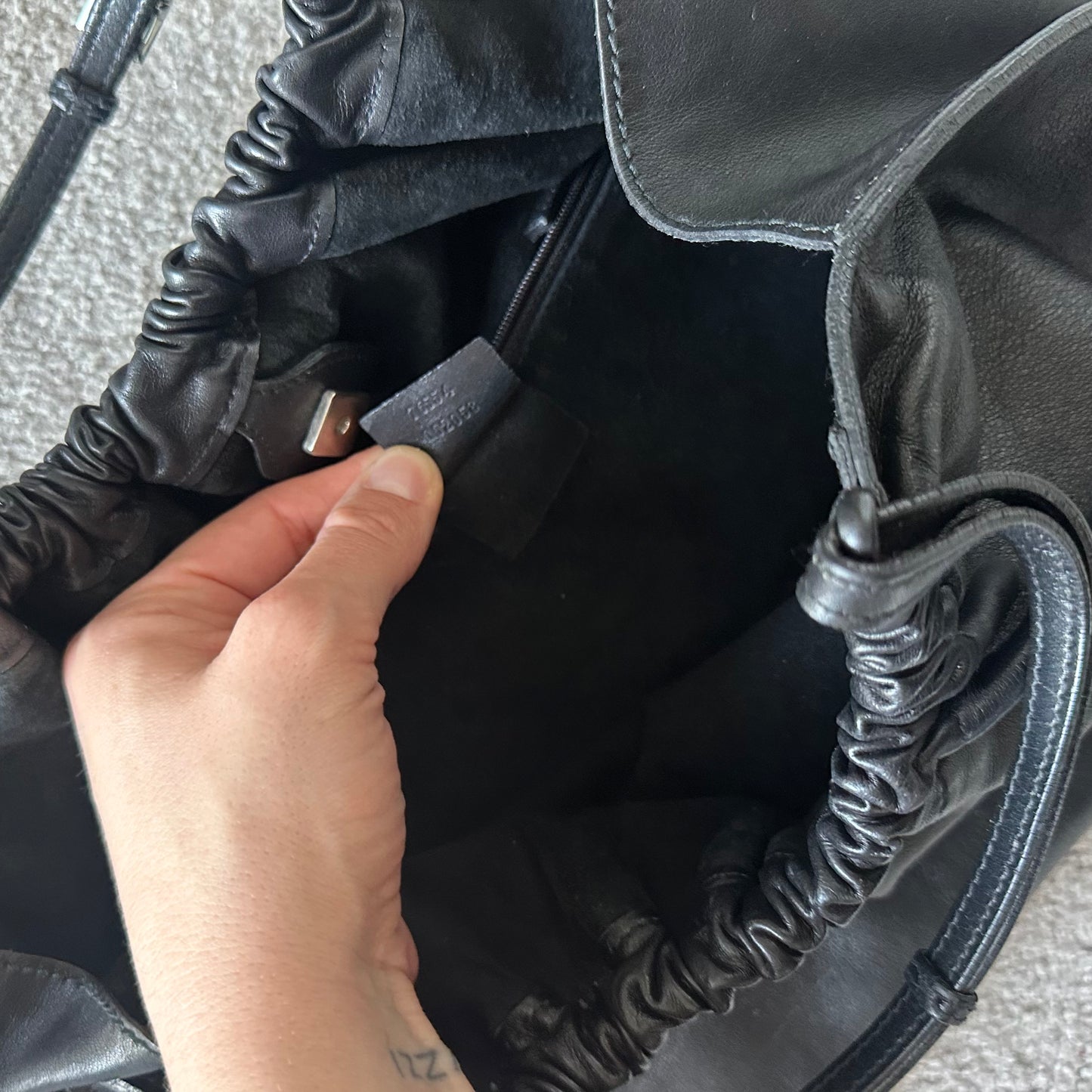 Gucci by Tom Ford Black Leather Bag