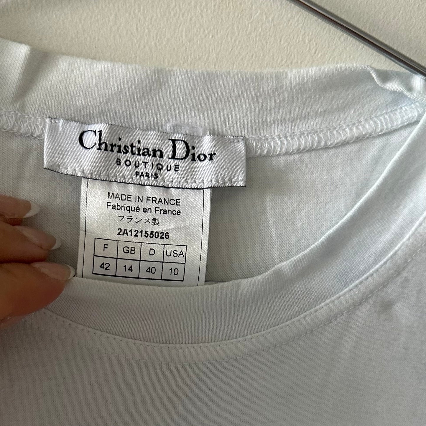 Dior 'DIOR ADDICT' Stamp Tee