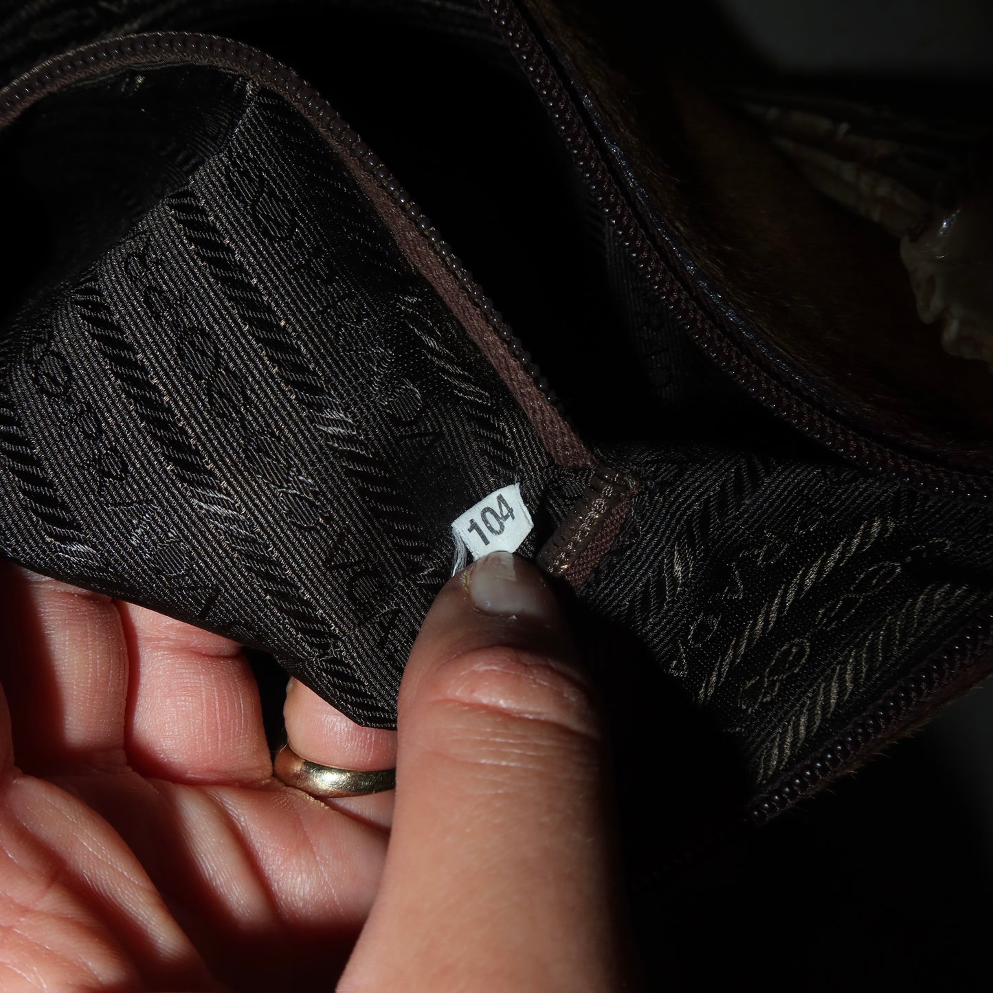 Prada Deer Hide and Faux Deer Horn Bag