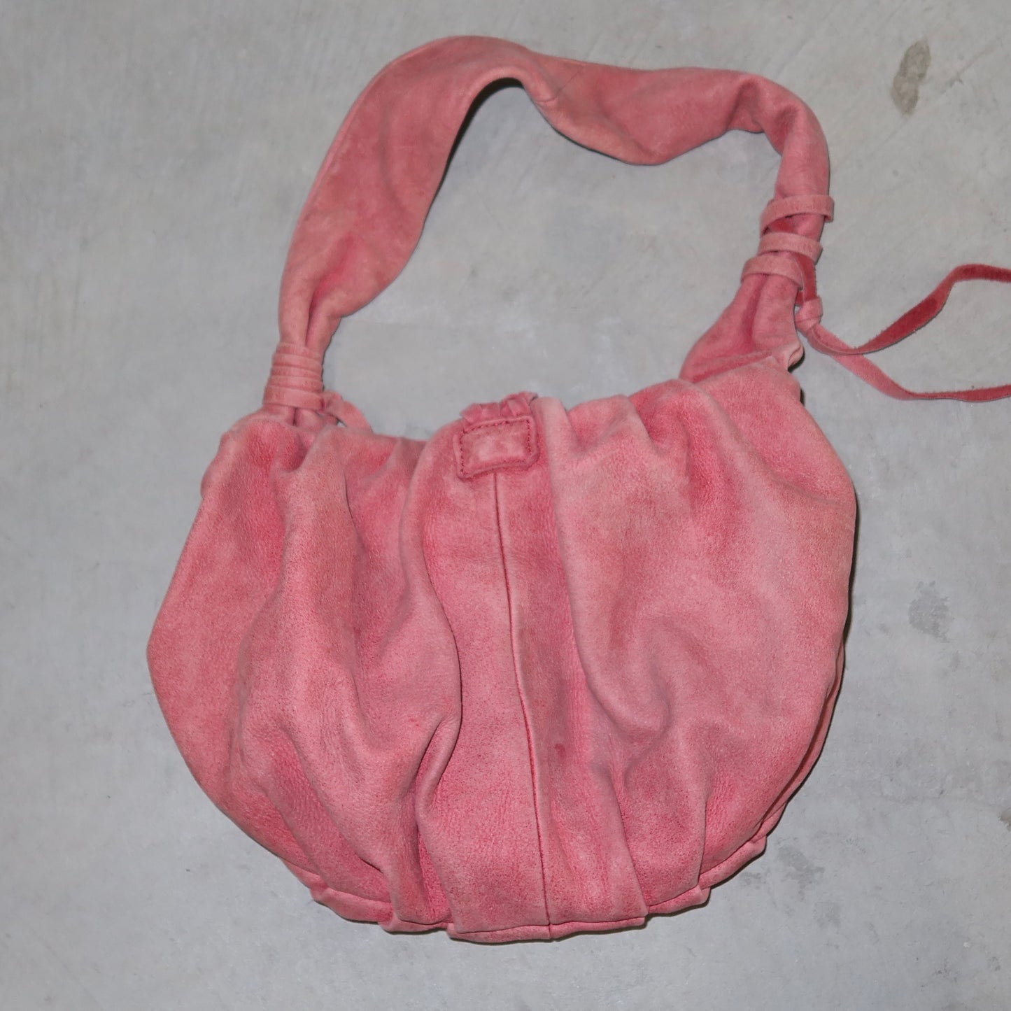 Vintage Japanese Red Leather Bag