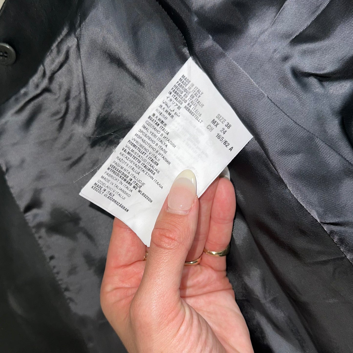 Miu Miu Leather Mini Skirt