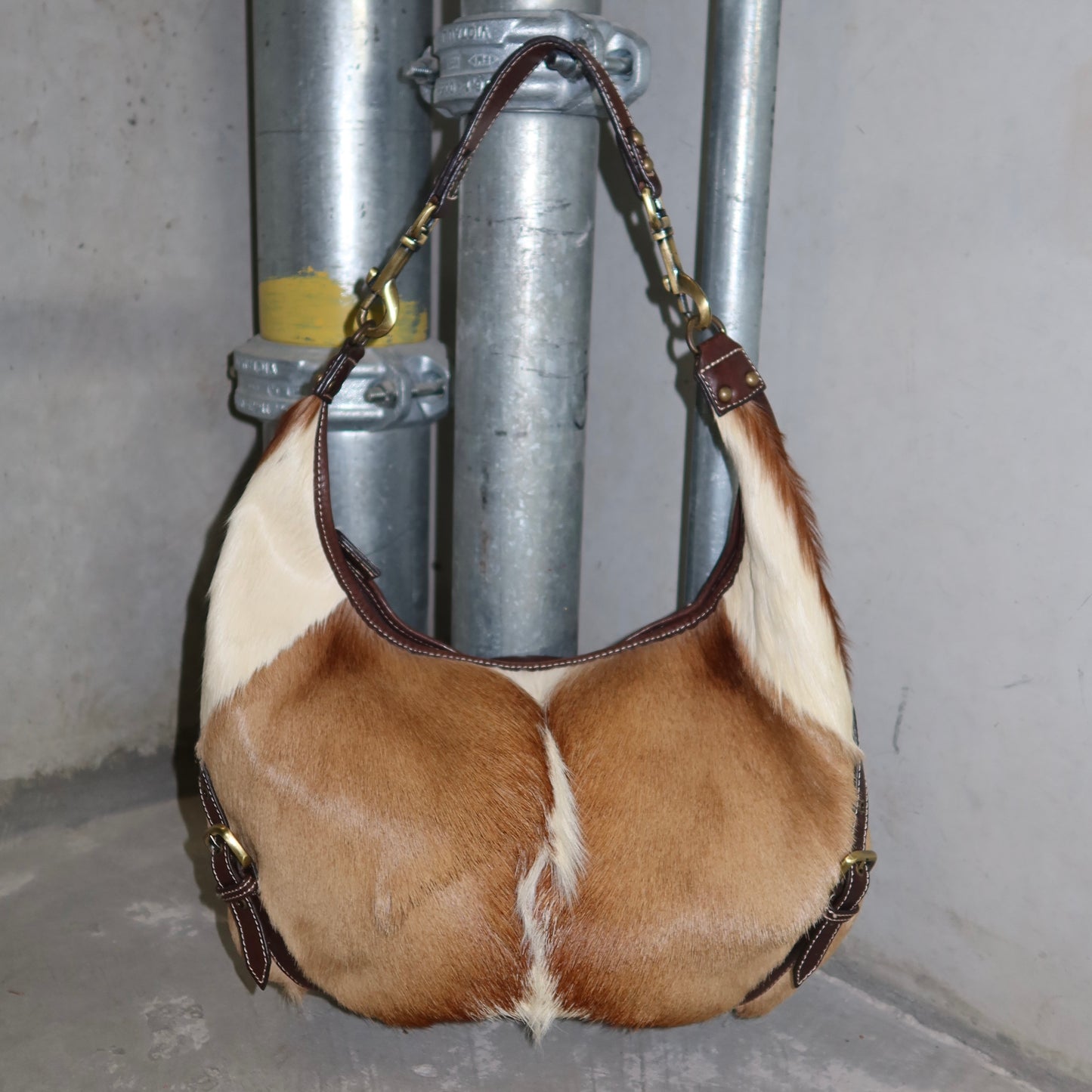 Vintage Real Gazelle Fur Tote