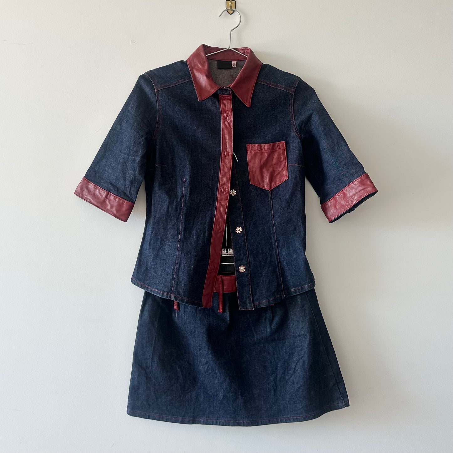 D&G Denim Two Piece Set