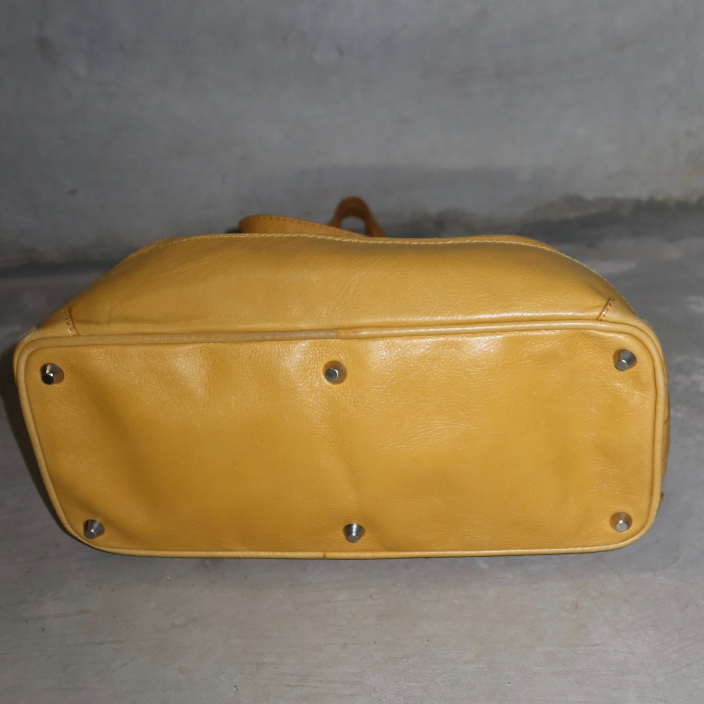 Chloé Yellow Perforated Kerala Tote Bag