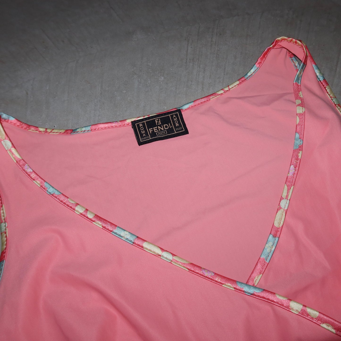 Fendi Pink Summer Tank Top