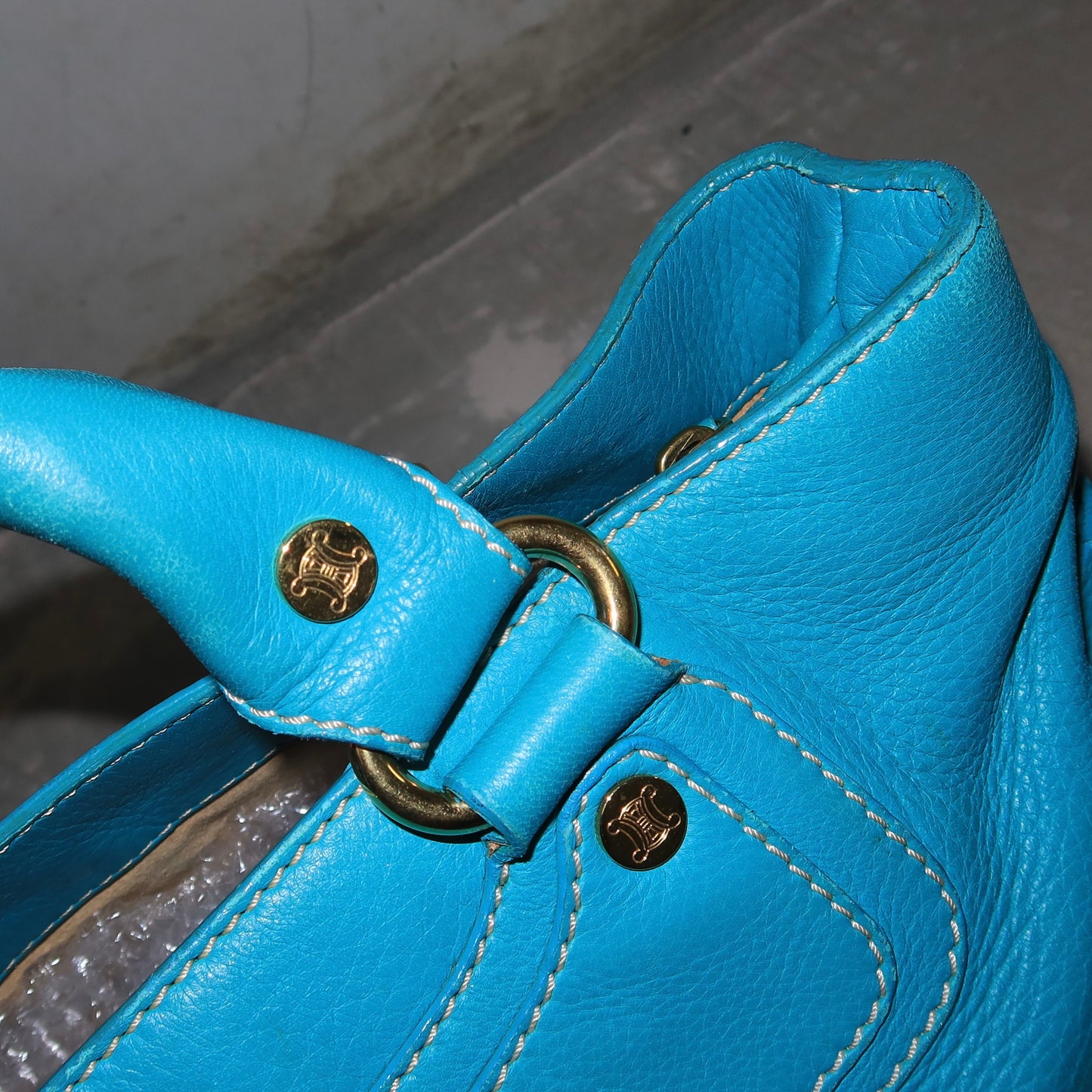 Celine Turquoise Boogie Bag