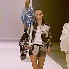 Celine SS2000 Tie Dye Denim Jacket