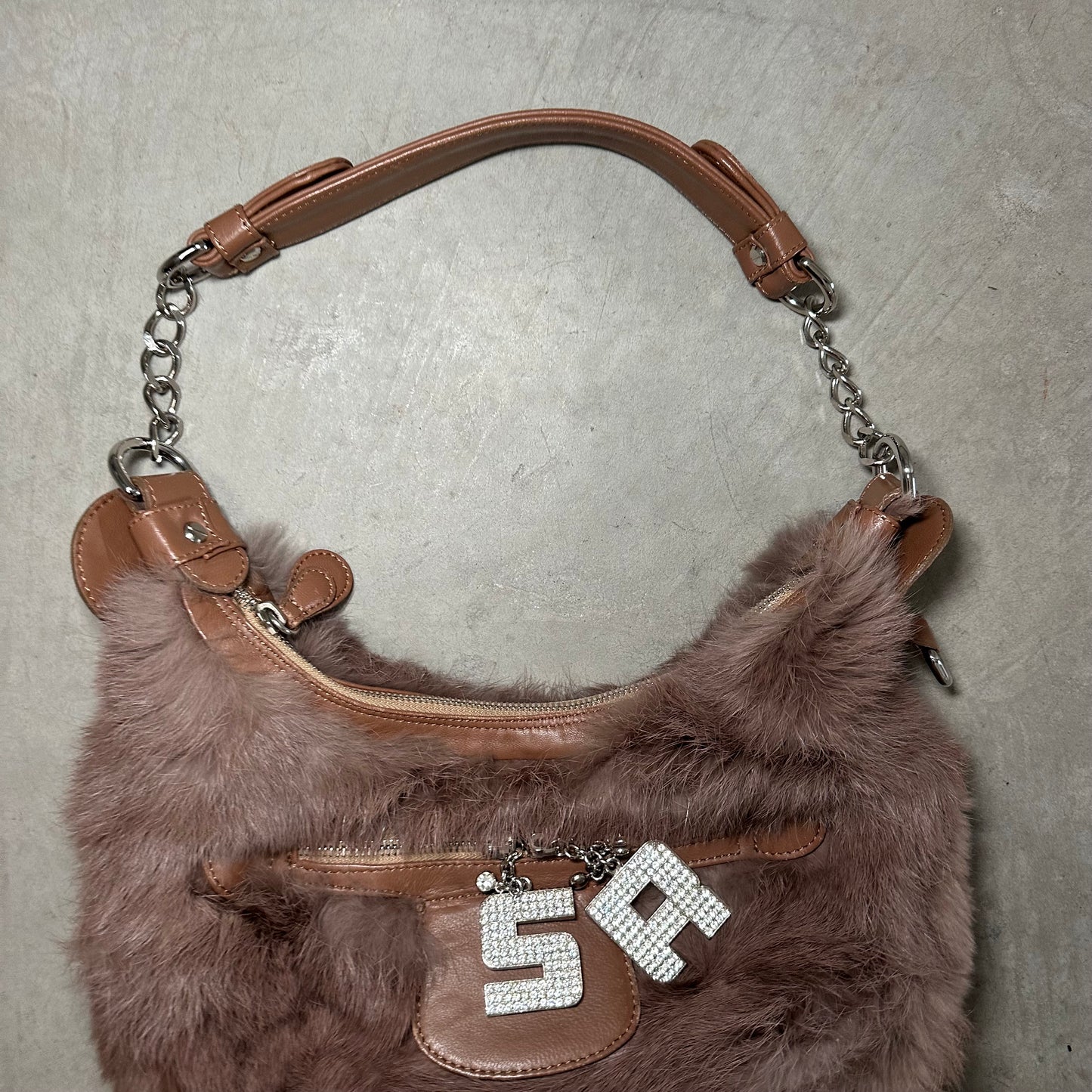 Sonia Rykiel Real Fur Bag