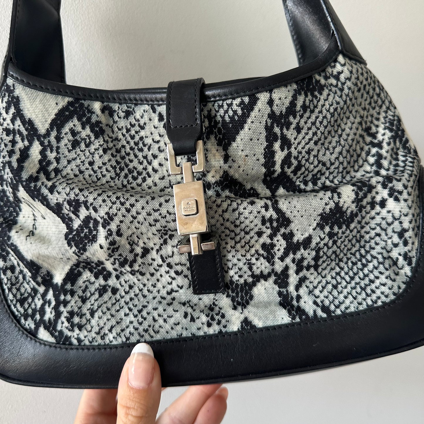 Gucci by Tom Ford Snake Print Jackie Bag