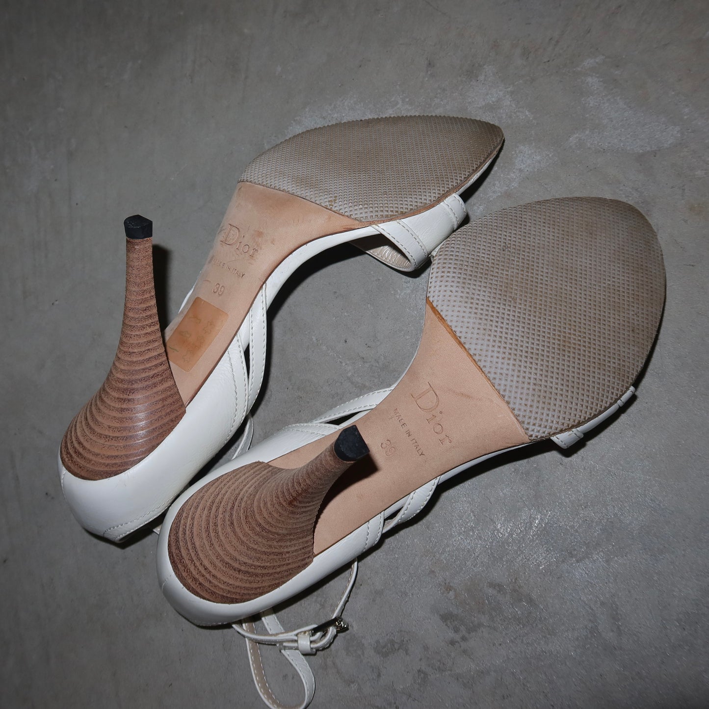 Dior by Galliano White Heels (39)