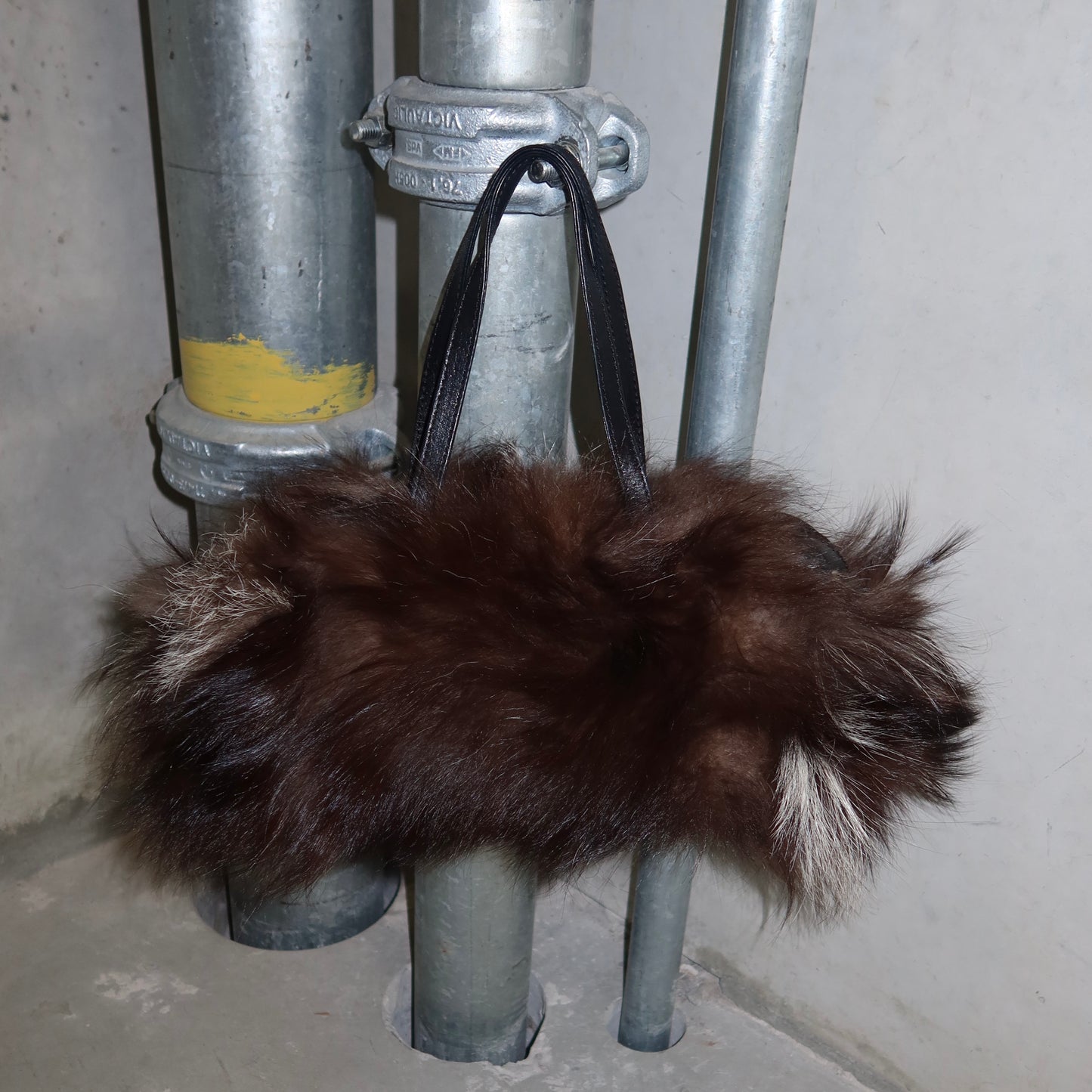 Vintage Italian Made Real Fur Bag