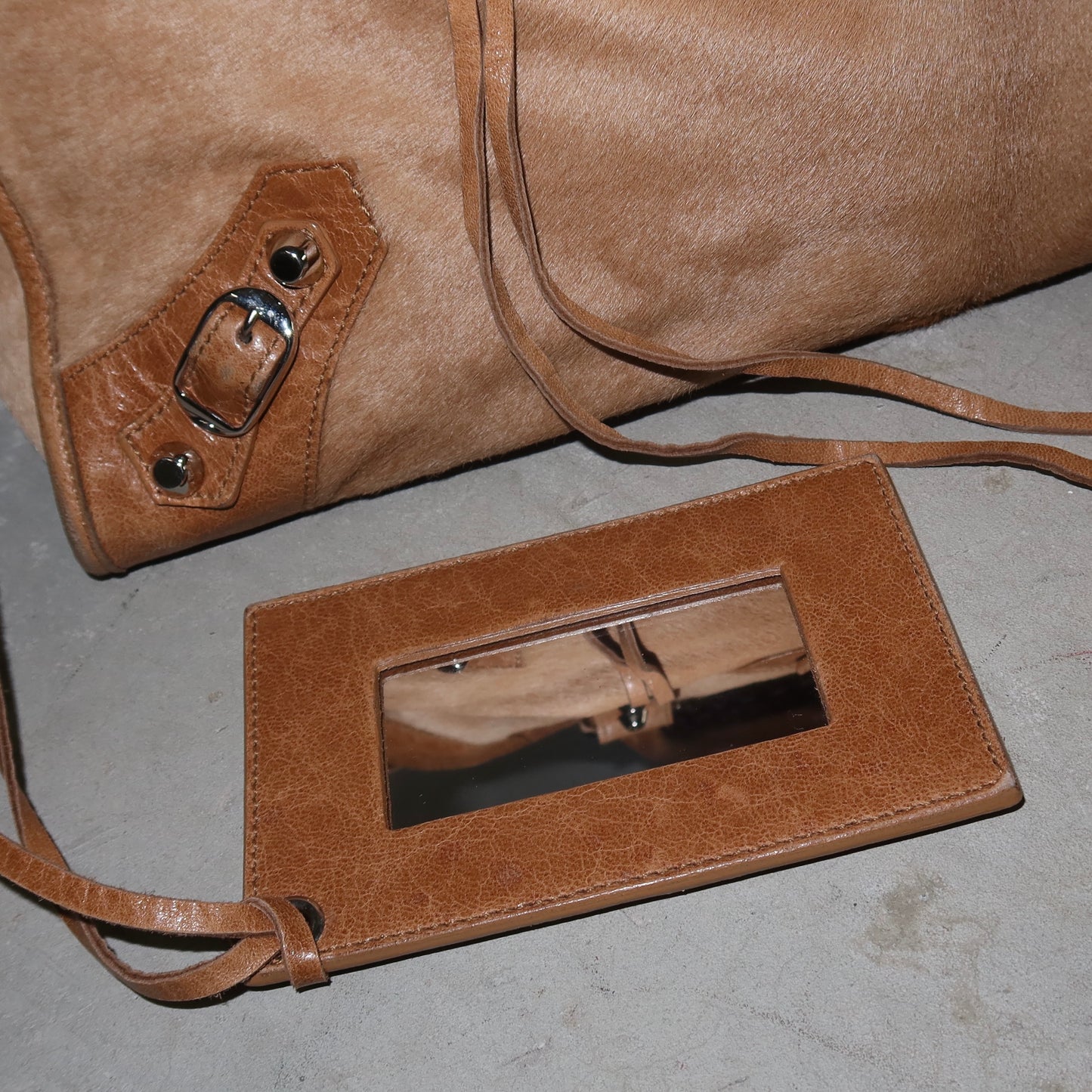 Balenciaga Cowhide City Bag