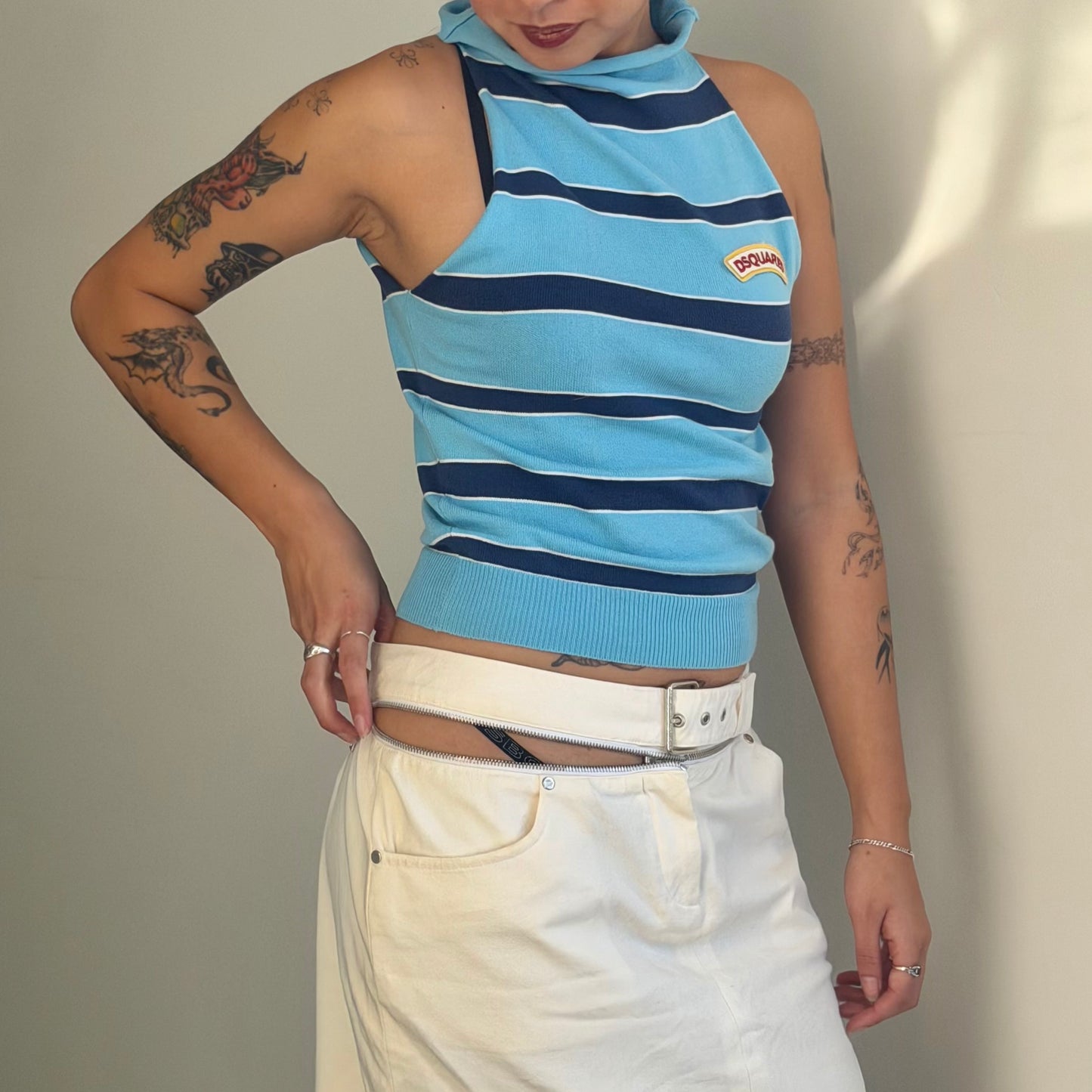 DSquared2 Stripe Knit Top