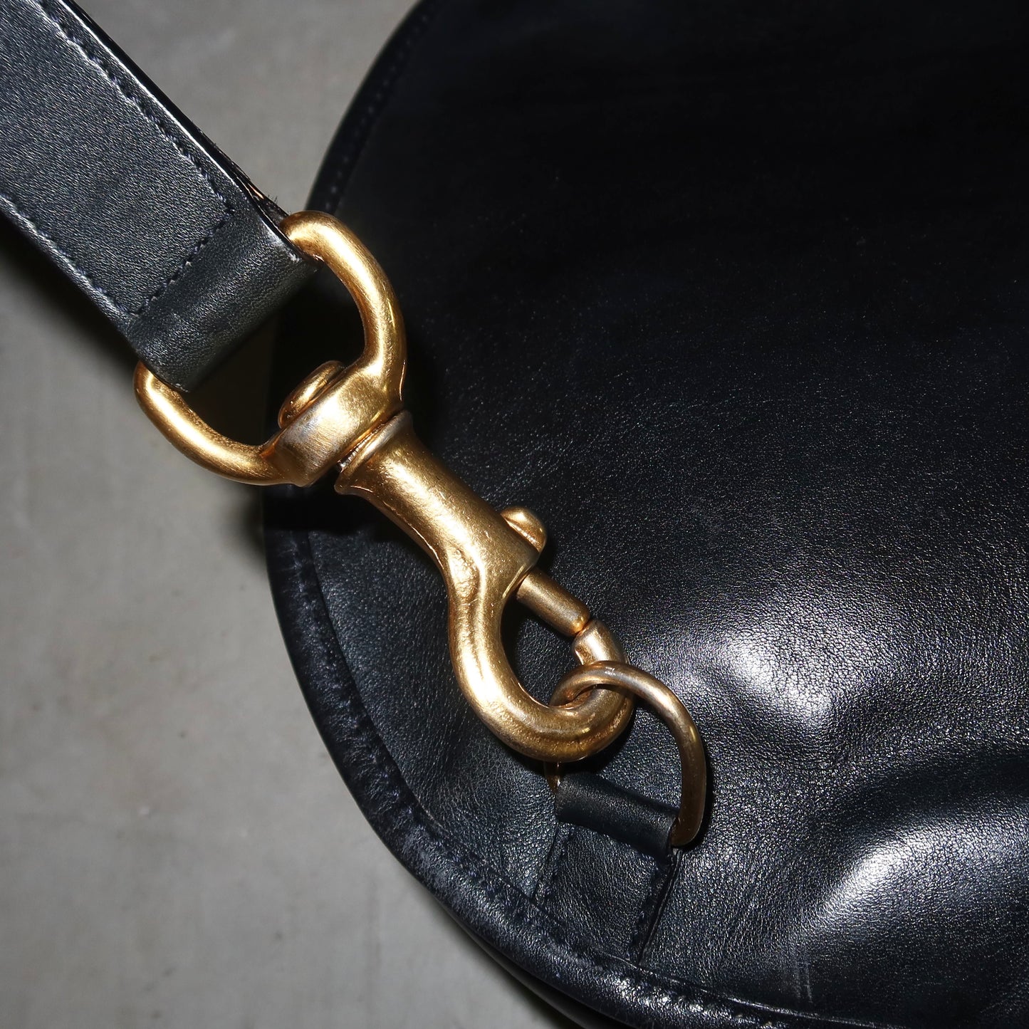 Gucci Black Leather Horsebit Crossbody