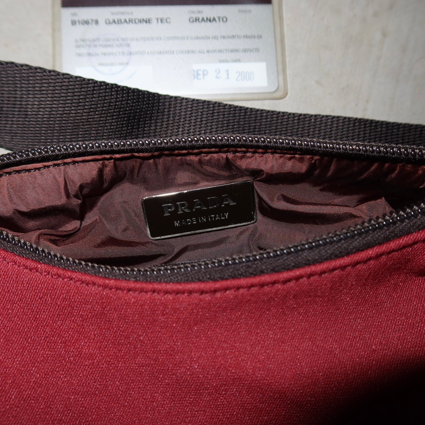 Prada Sport Red Nylon Mini Bag