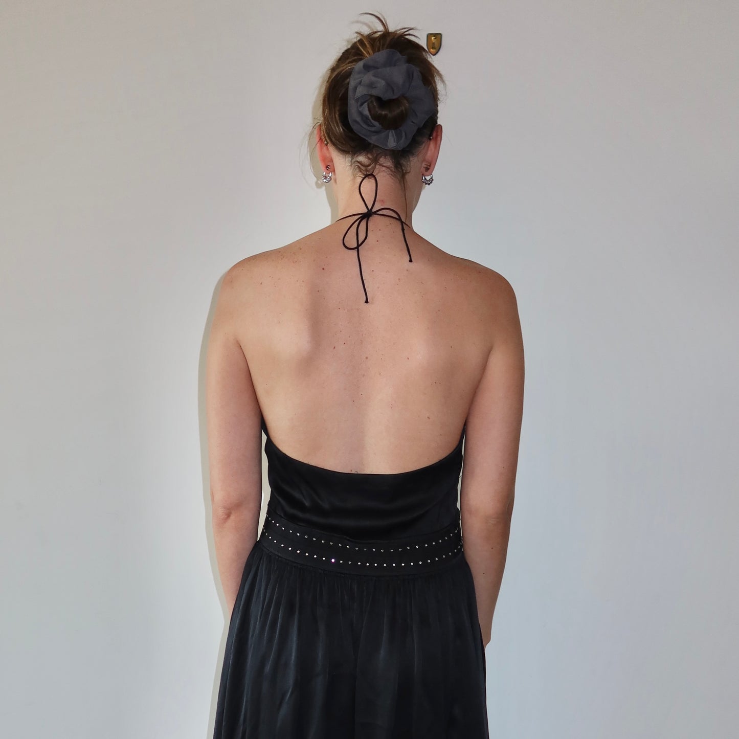 Chloé AW2004 Black Silk Dress