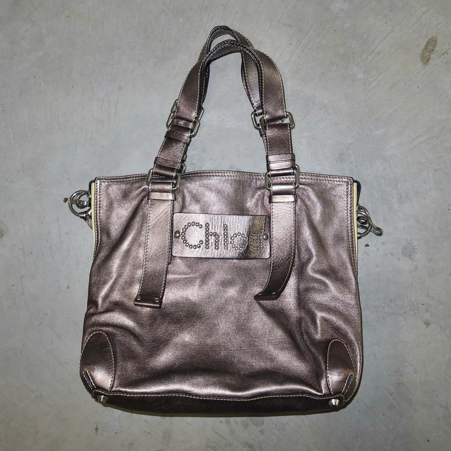 Chloé Metallic Patsy Tote