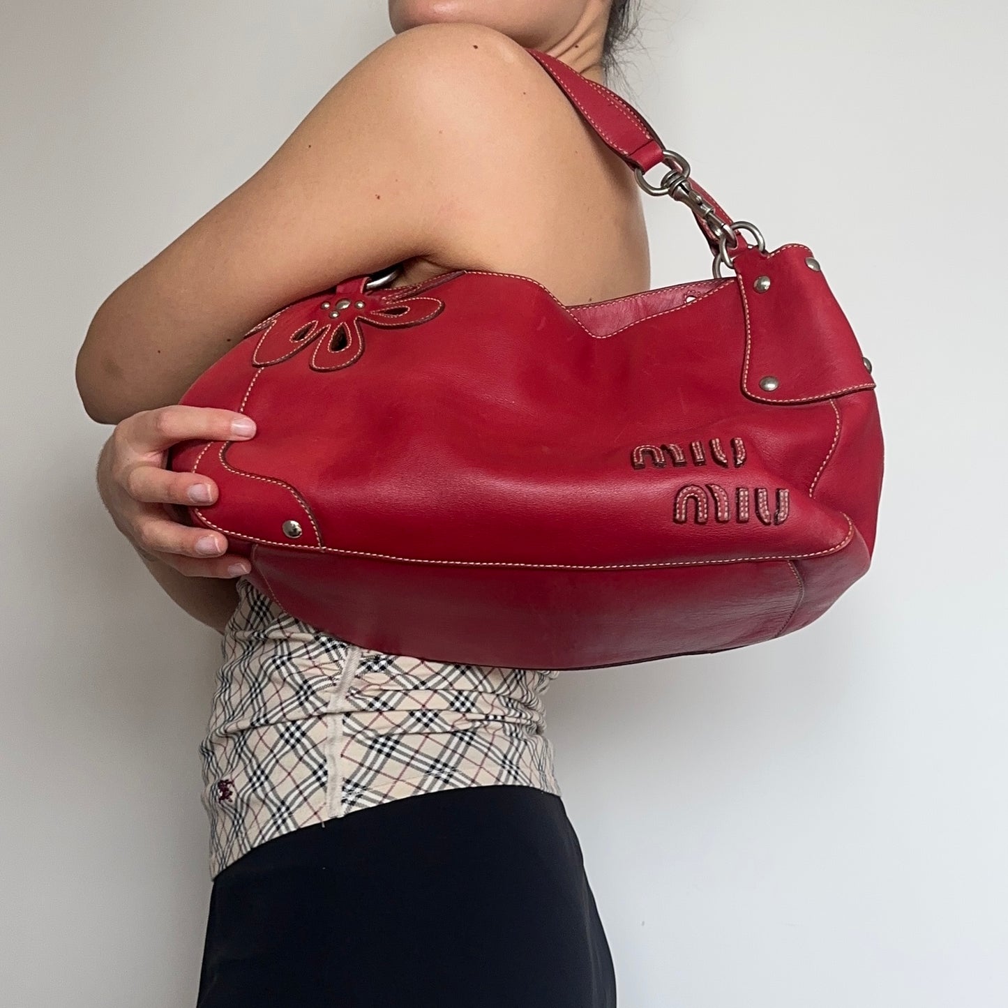 Miu Miu Rare Red Leather Bag