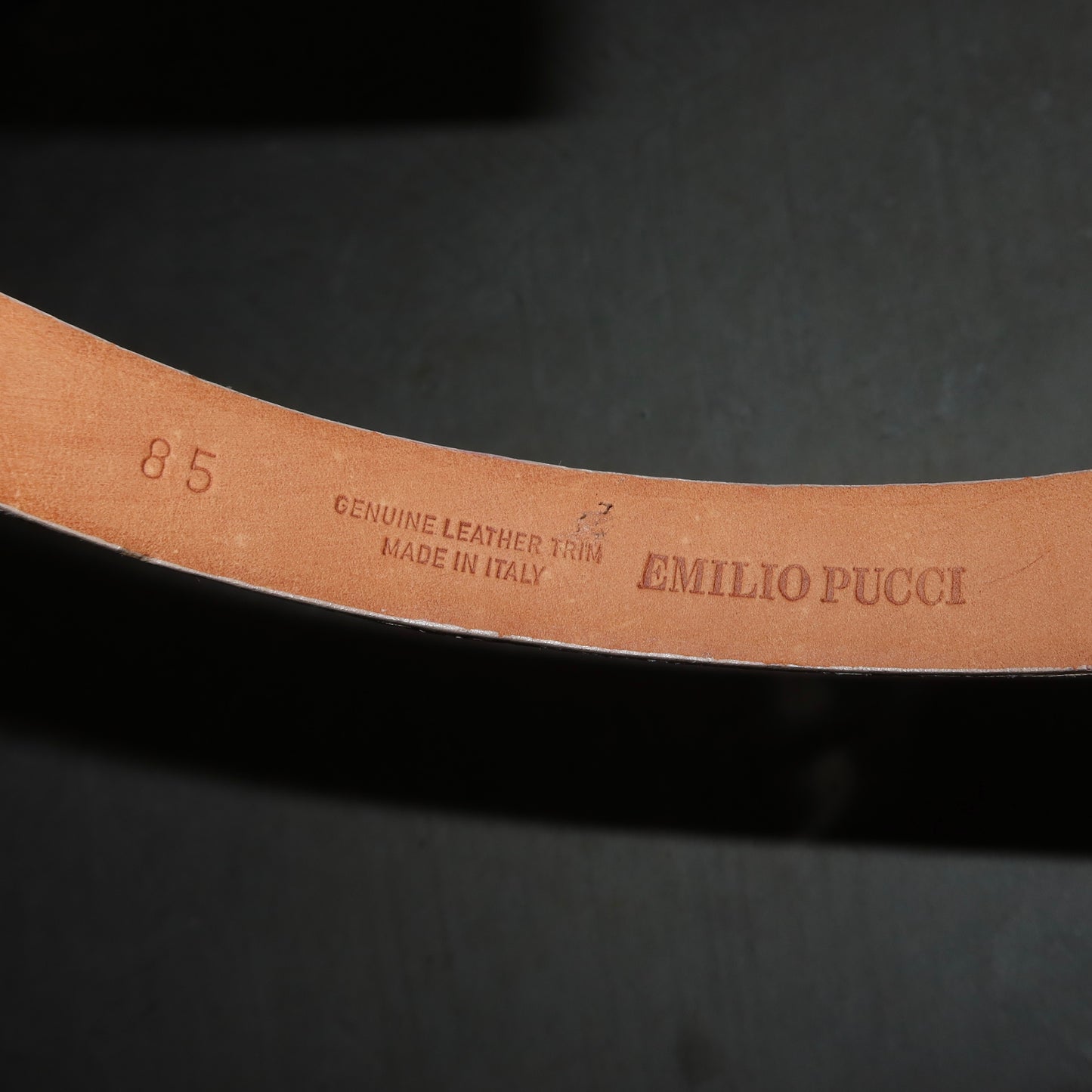 Emilio Pucci Leather Belt