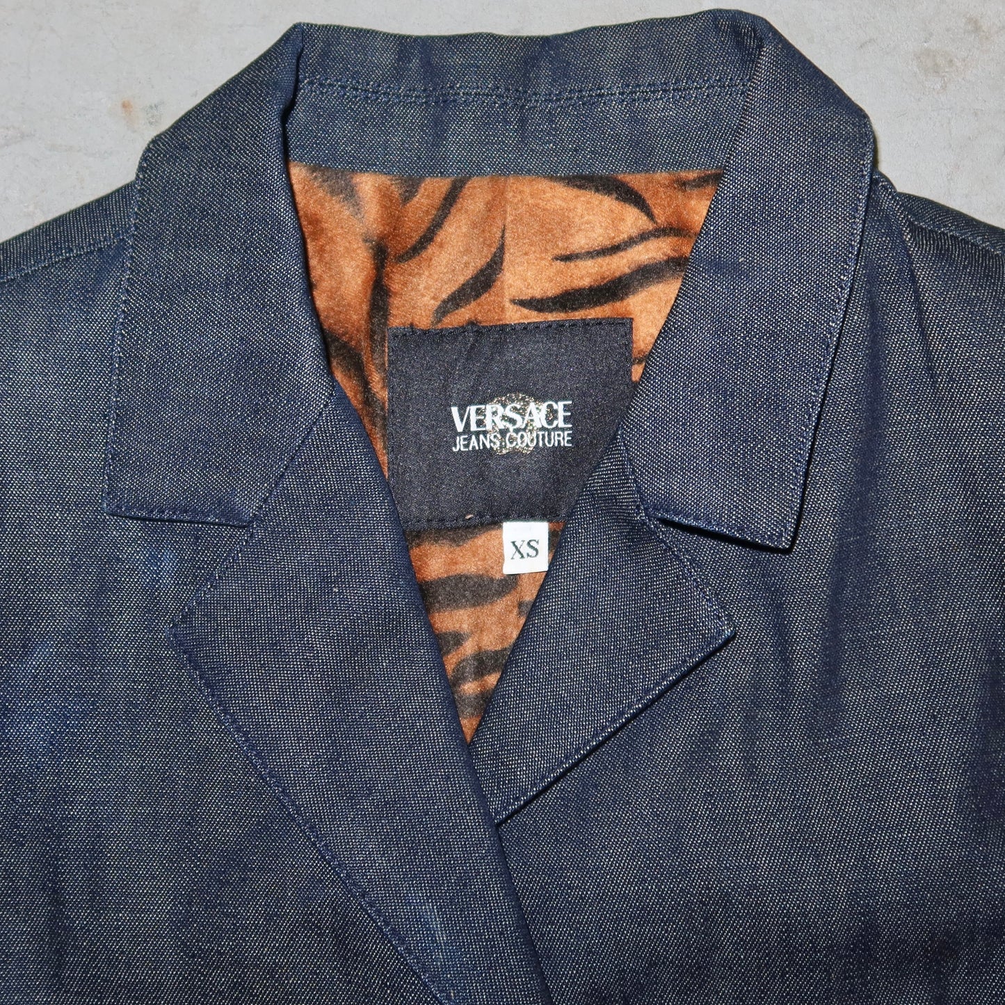 Versace Denim Trench