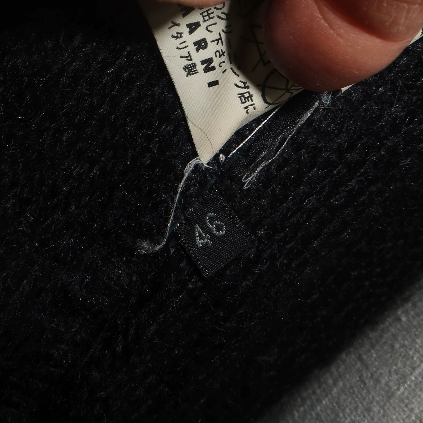 Marni Black Cowhide Coat