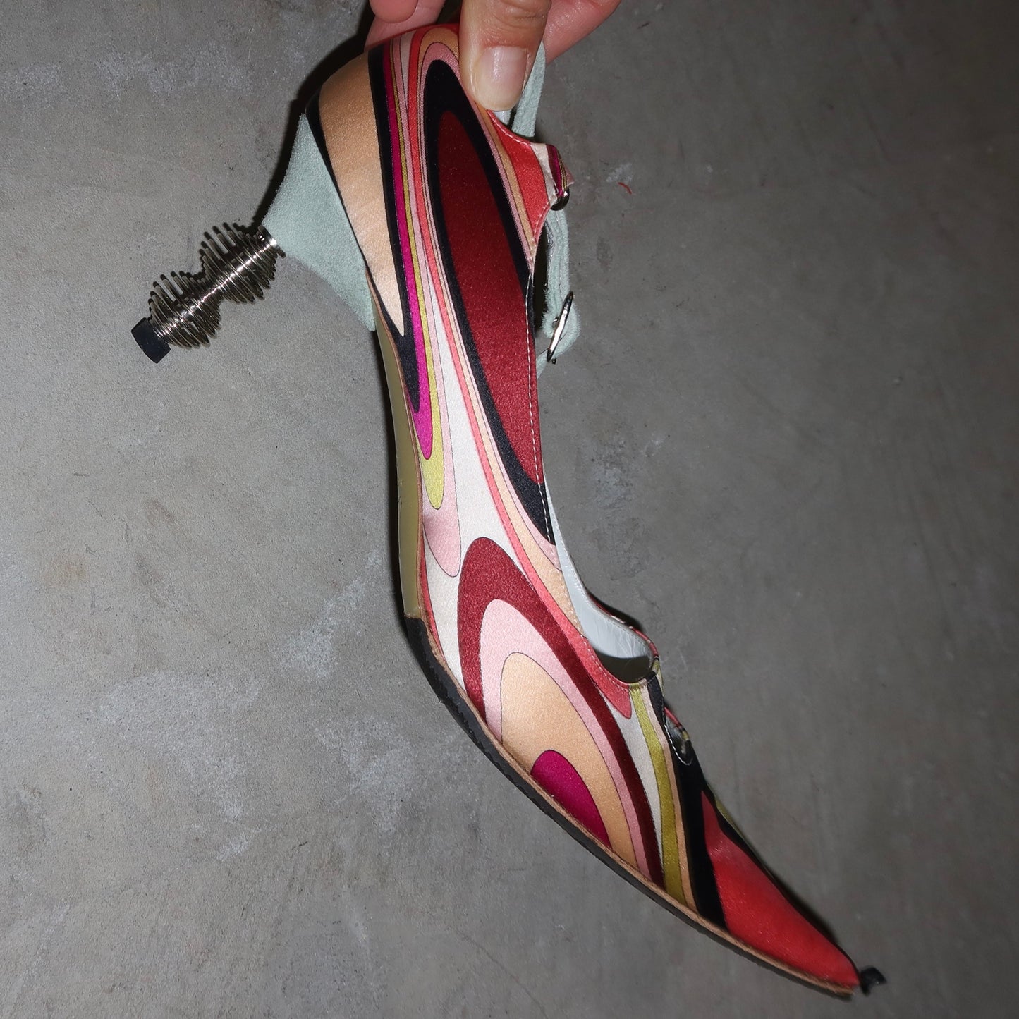 Emilio Pucci Rare Printed Heels (38.5)