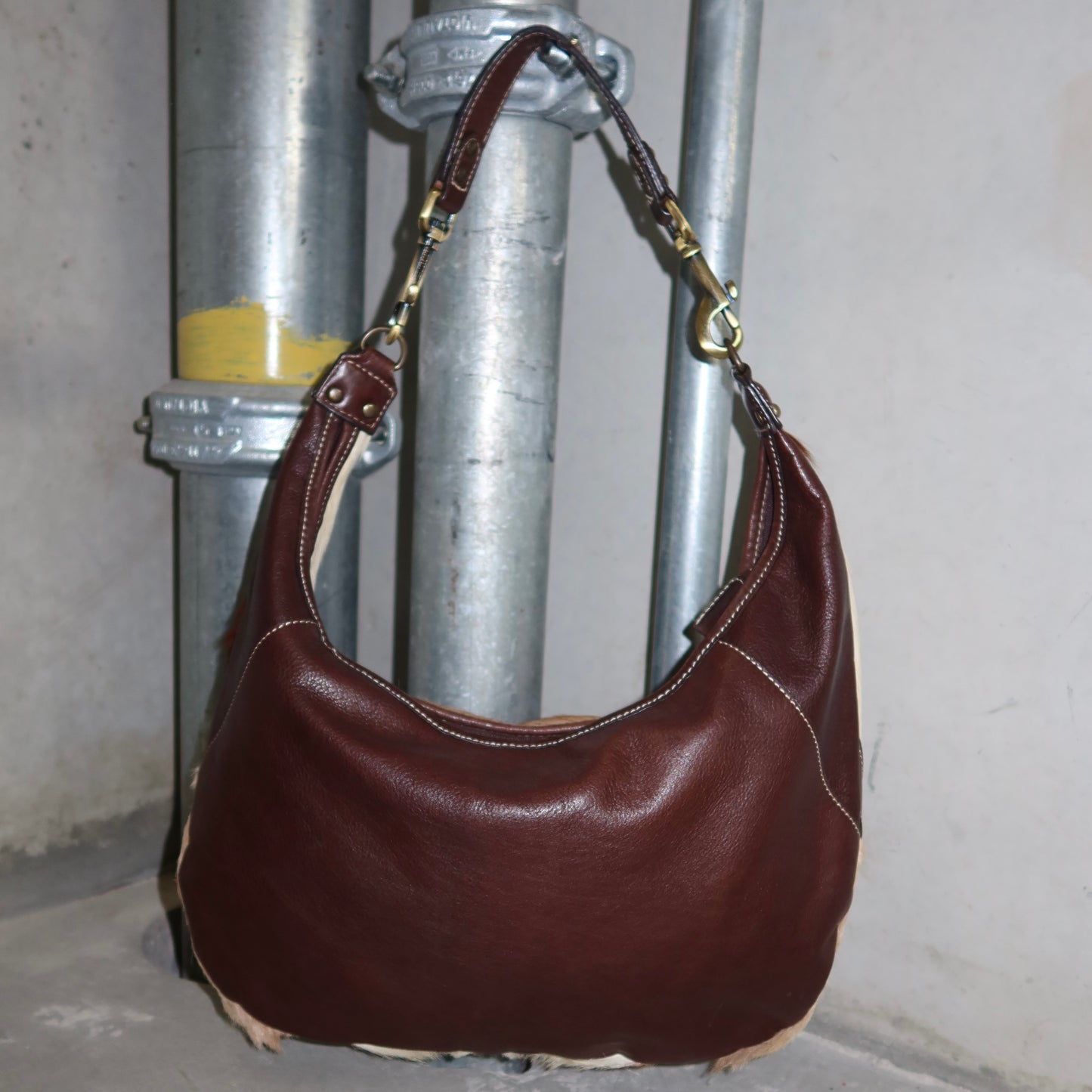 Vintage Real Gazelle Fur Tote