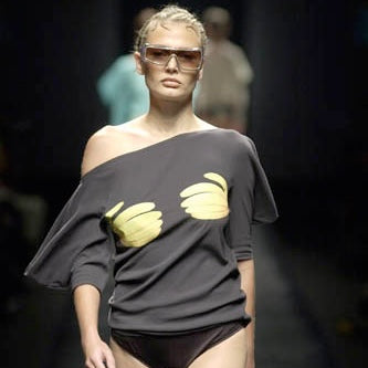 Chloé SS2001 ‘Keep Your Bananas Off My Melons’ Top