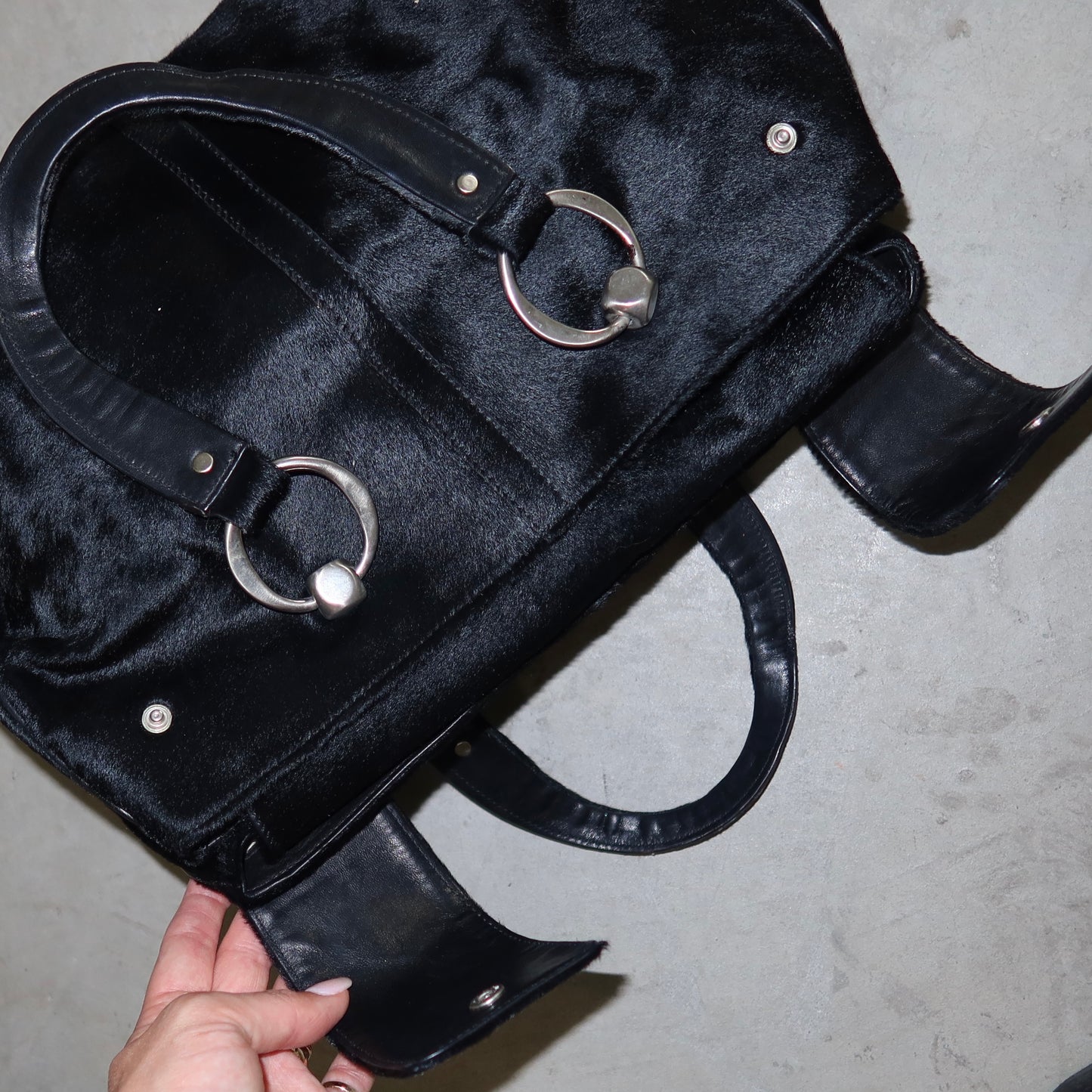 Marni Large Black Cowhide Tote
