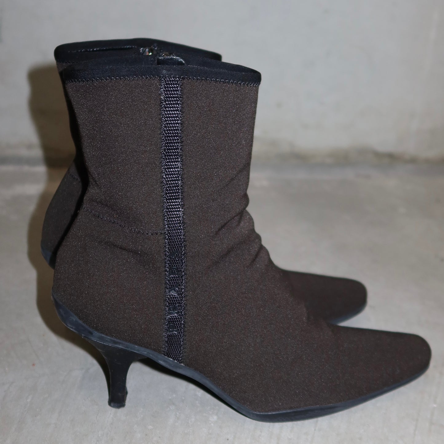 Prada Sport Brown Neoprene Boots (36)