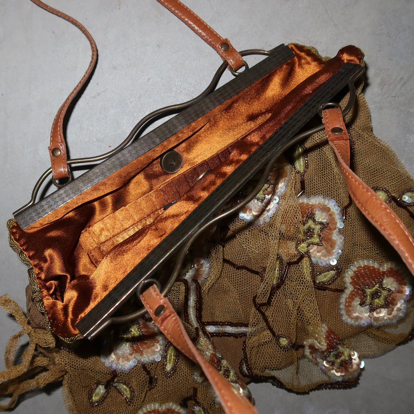 Jamin Puech Floral Curtain Bag