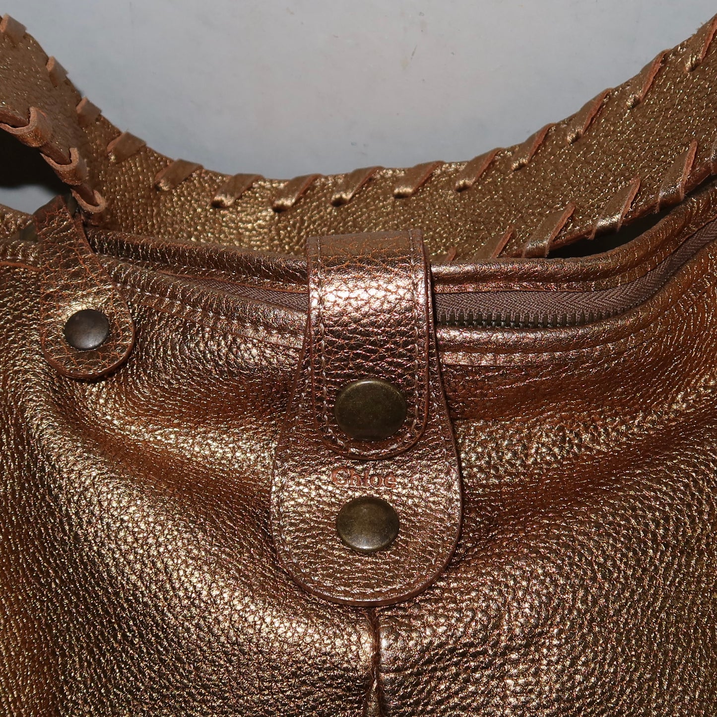 Chloé Gold Silverado Tote