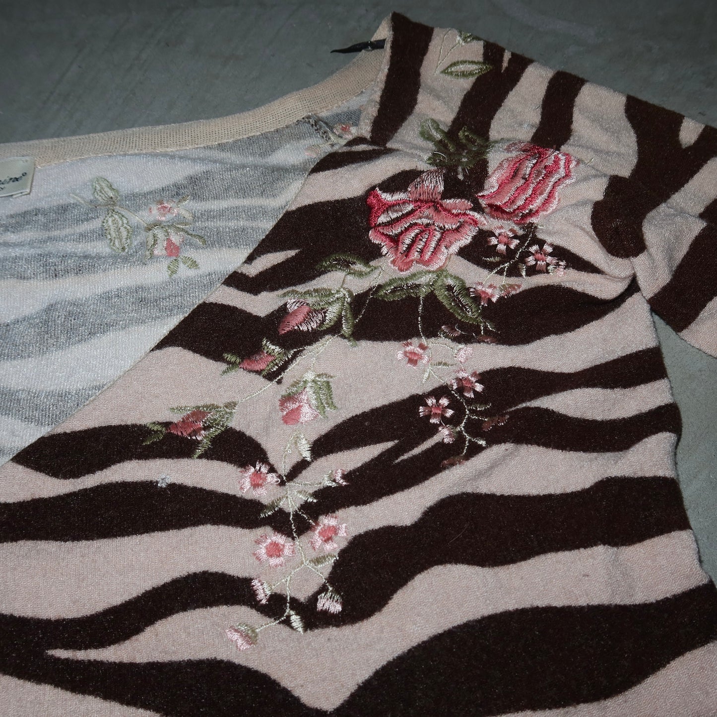 Blumarine SS2000 Zebra Cardigan