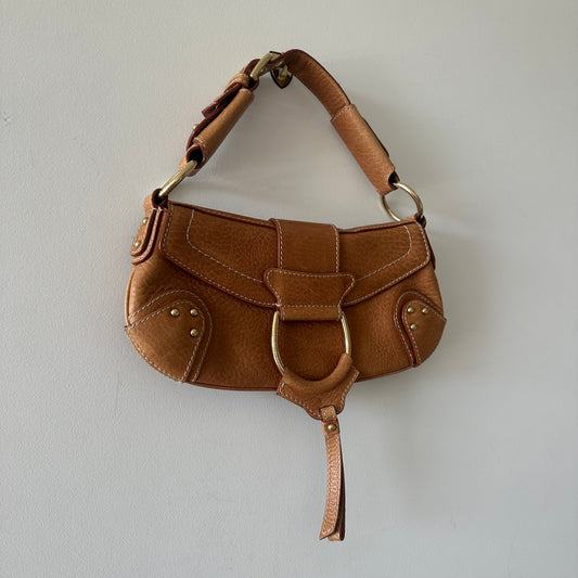 Dolce & Gabbana Classic Tan Leather Shoulder Bag
