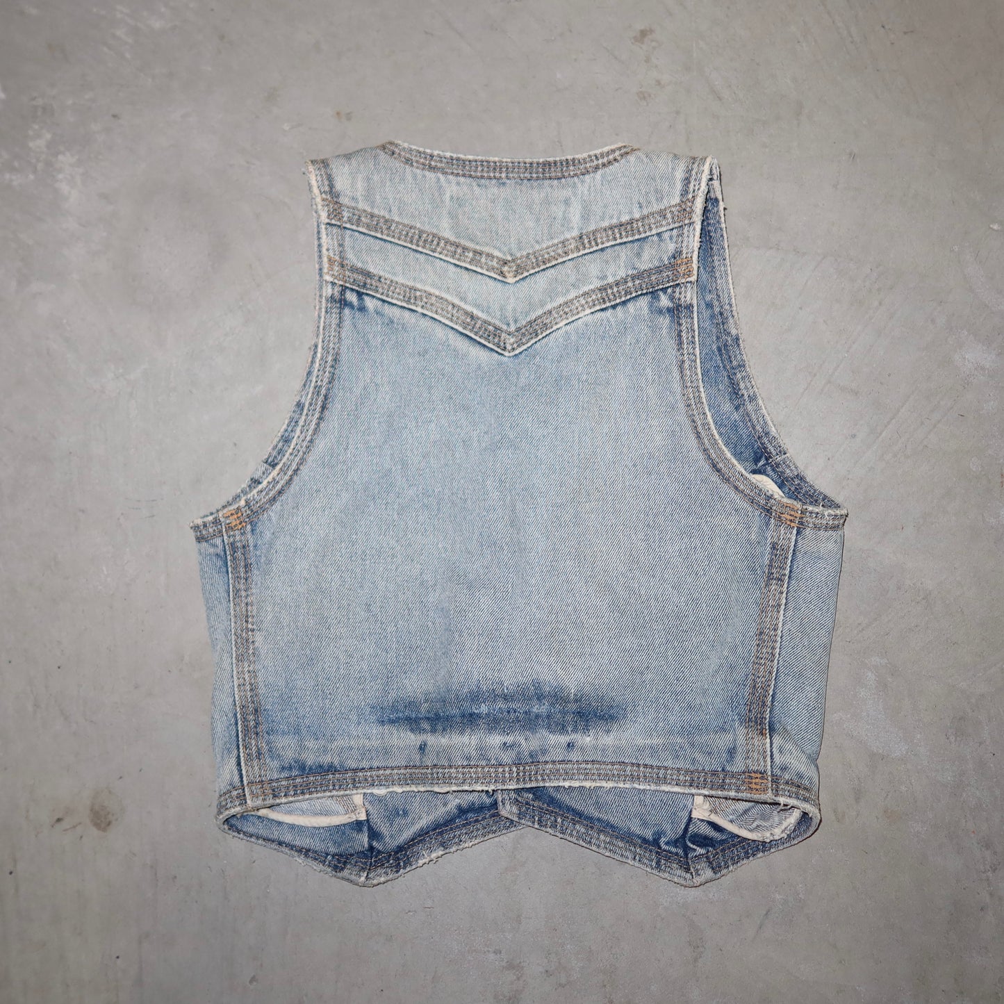 DSquared2 SS2005 Denim Marijuana Waistcoat