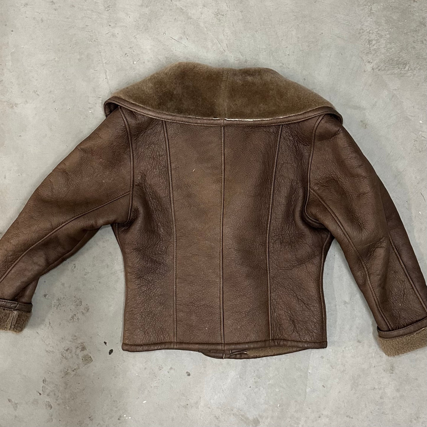 Blumarine Leather Shearling Jacket
