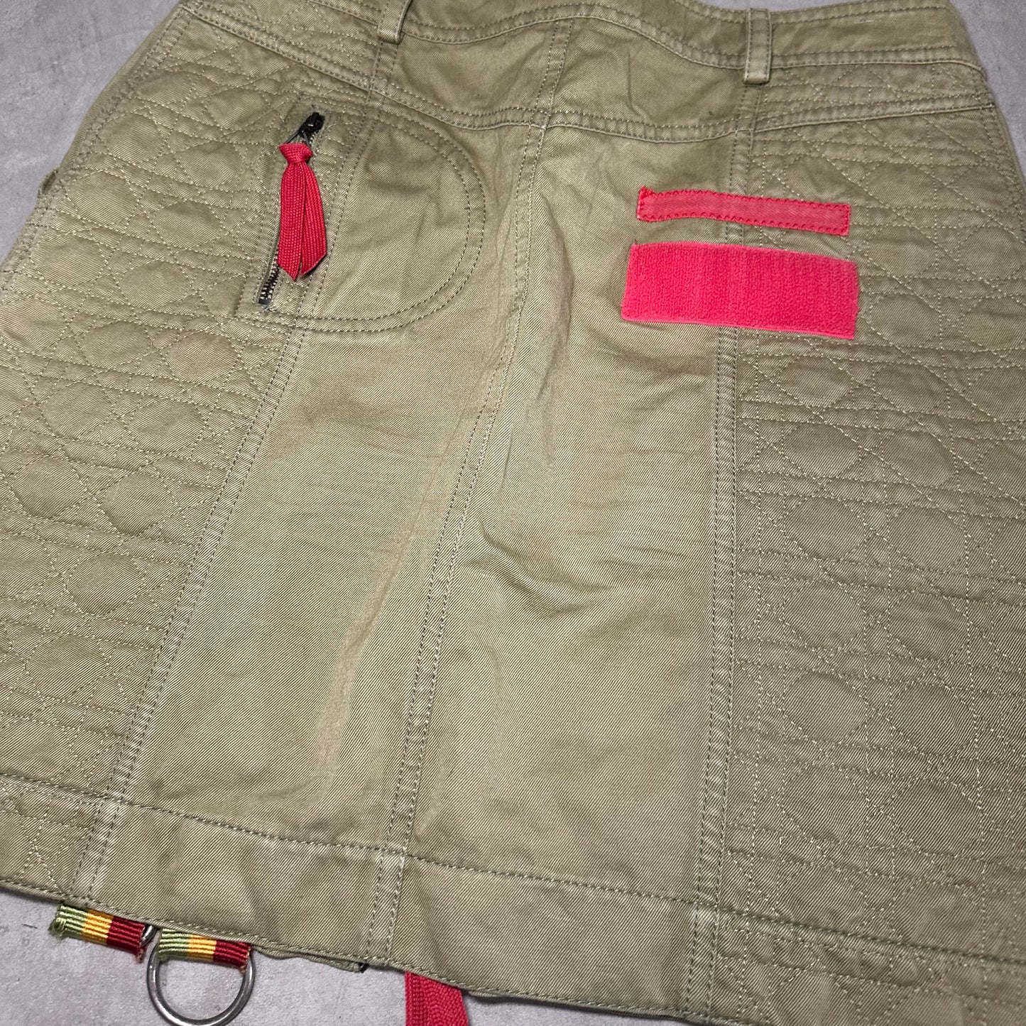 Dior SS2004 Rasta Era Mini Skirt