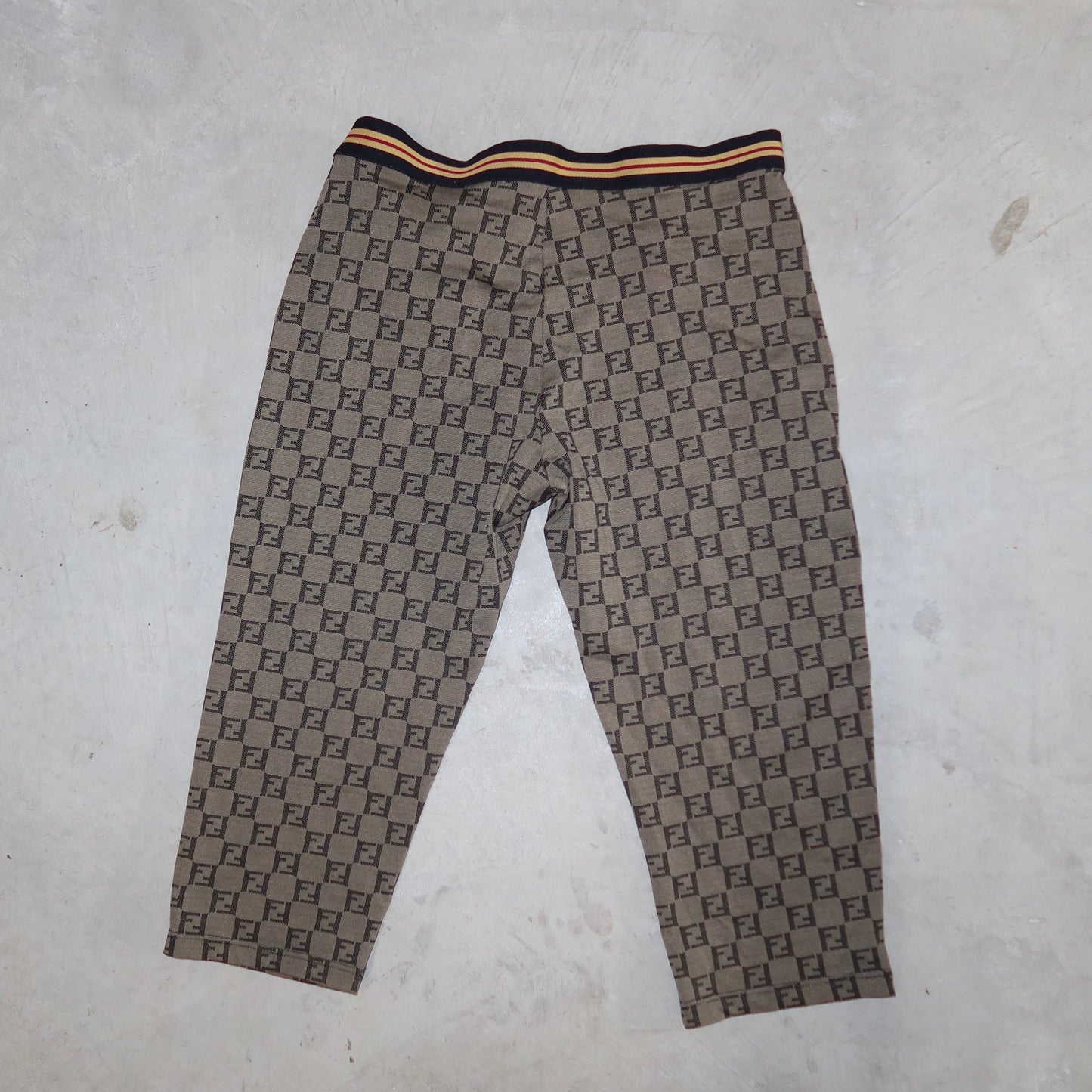 Fendi Mare Zucca Print Capris