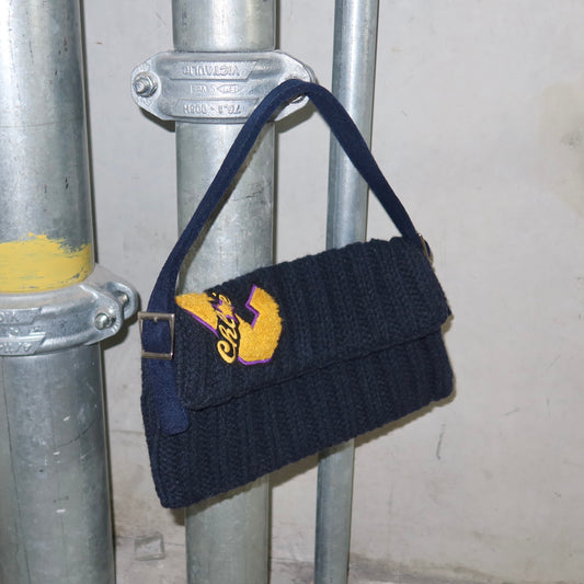 Chloé AW2001 Varsity Patch Knitted Bag