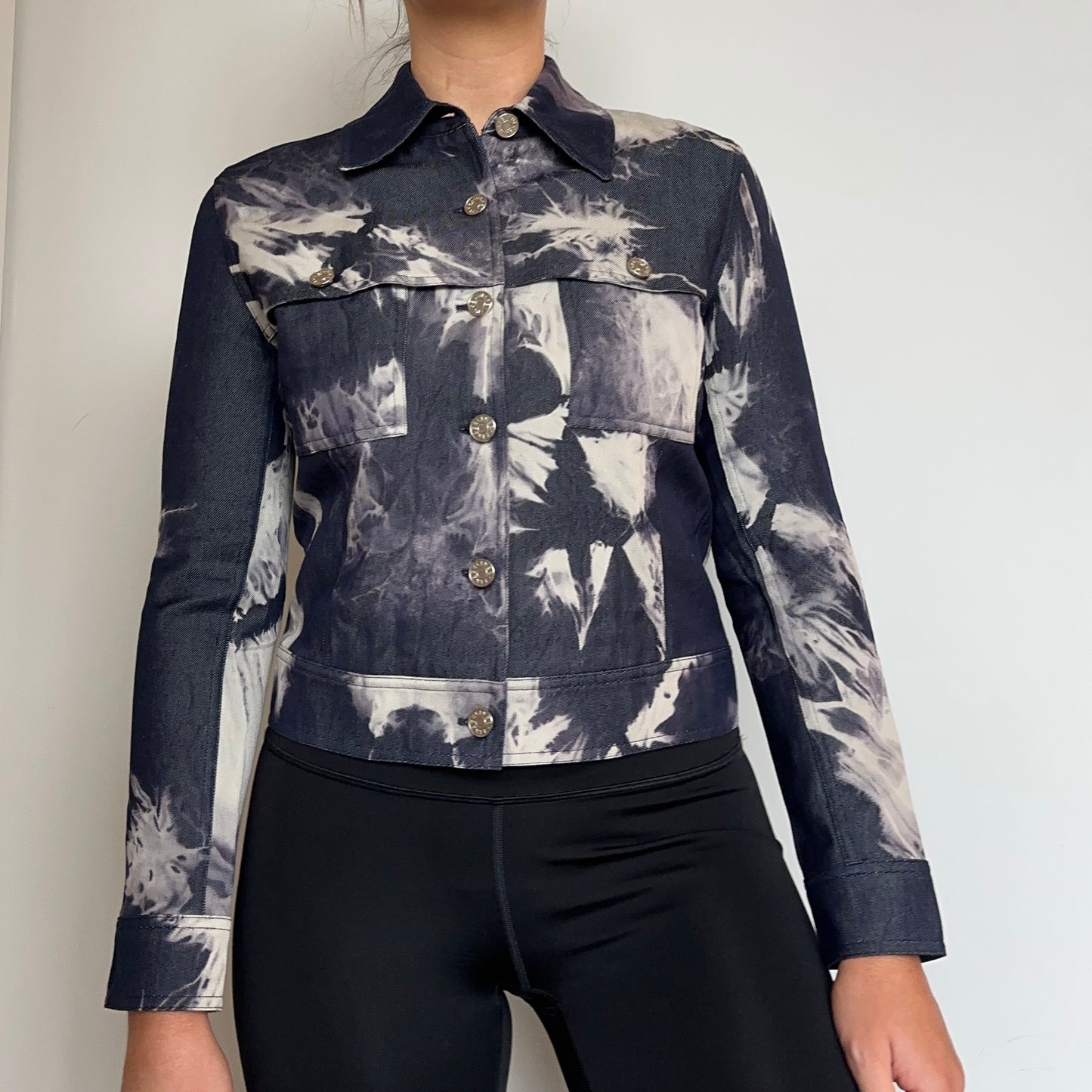 Celine SS2000 Tie Dye Denim Jacket