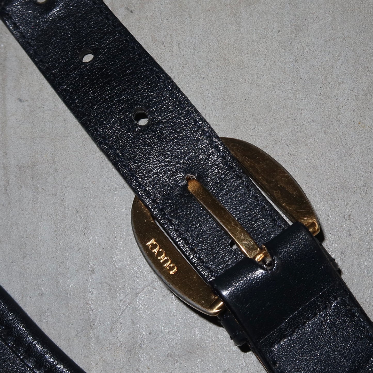 Gucci Black Leather Horsebit Crossbody