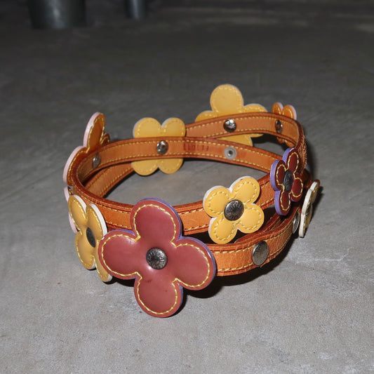 Louis Vuitton Vernis Lexington Flower Belt