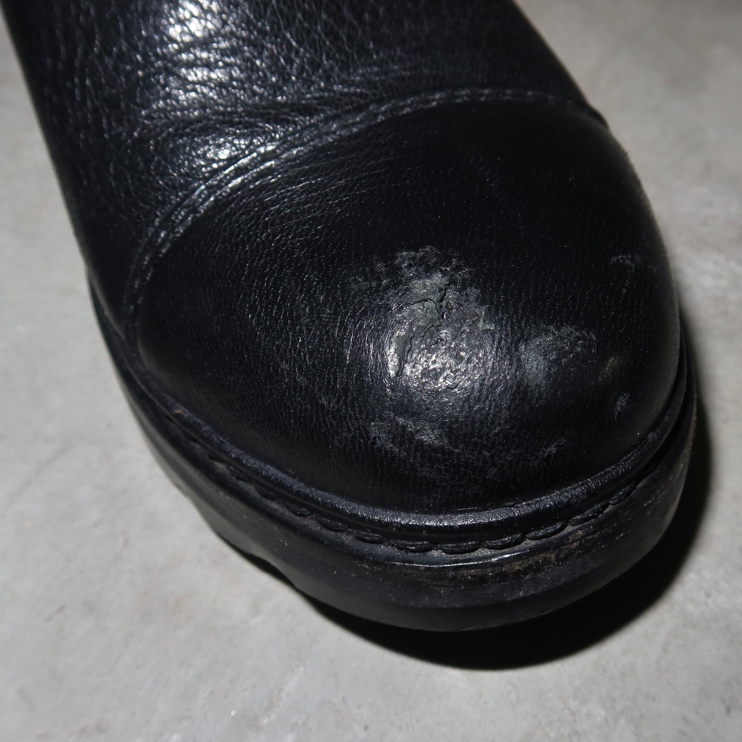 Prada Leather Lug Sole Boots (37.5)