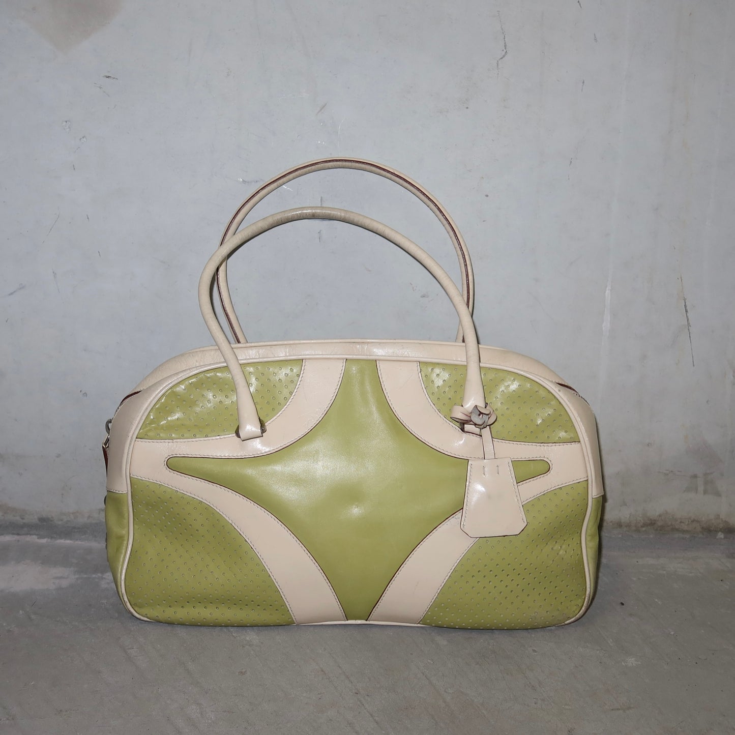 Prada Green Bowling Bag